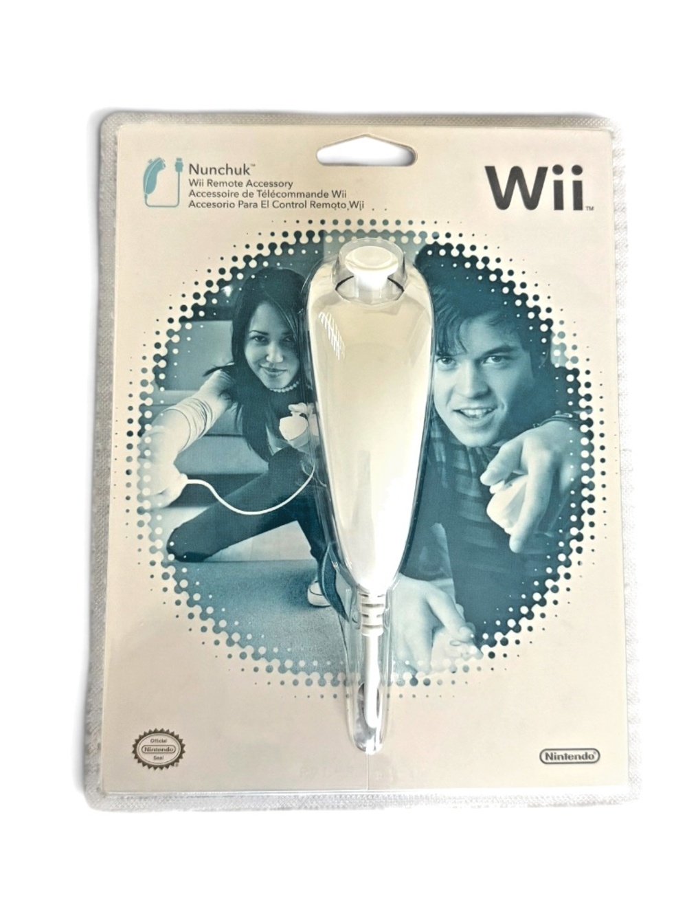 Nintendo Wii Nunchuk White OEM Genuine Original Controller Accessory New Sealed